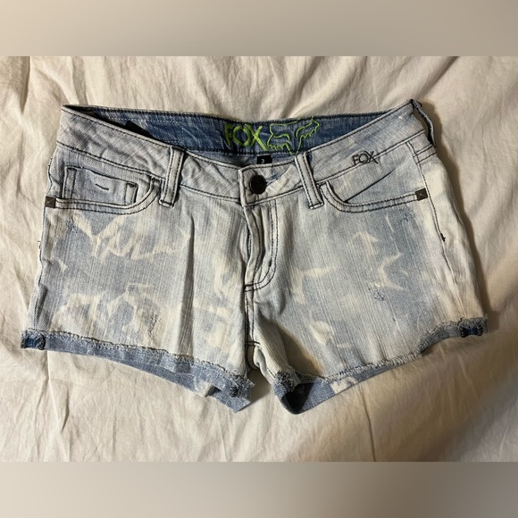 Fox Pants - Fox Riders Racing jean shorts